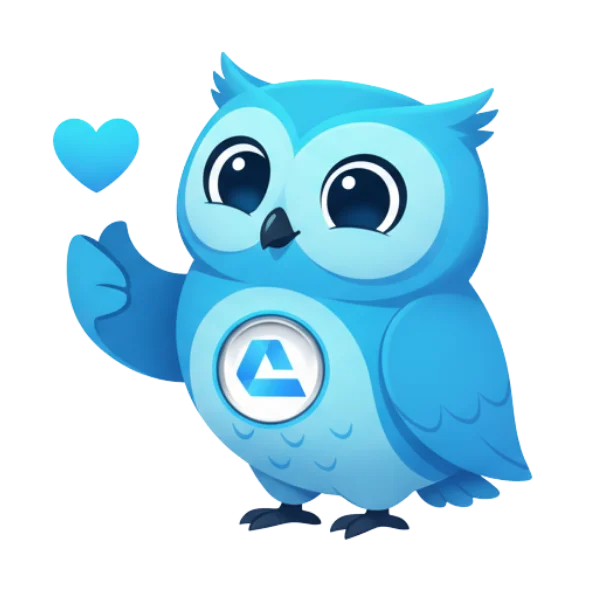 CourseAgent owl mascot for subject matter experts